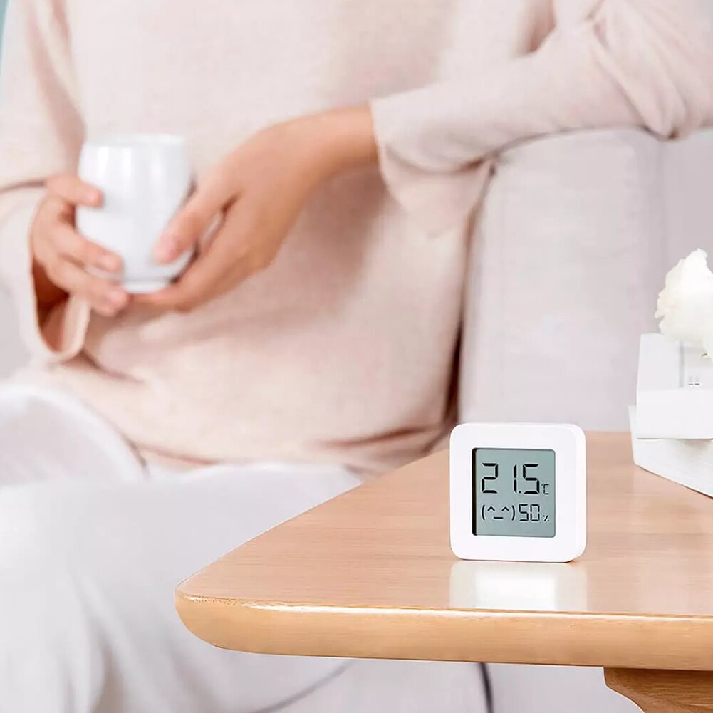 XIAOMI Bluetooth Digital Thermometer 2 LCD Screen Digital Moisture Meter Wireless Smart Temperature Humidity Sensor