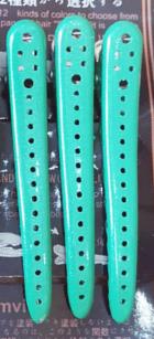 3pcs/pack hair clips shark clip hair pin: green 3pcs