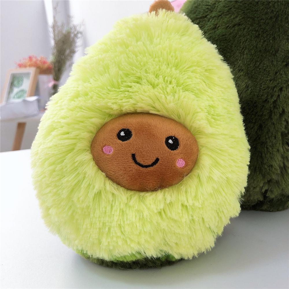 60Cm Ins Avocado Pop Leuke Fruit Knuffel Grote Super Zacht Kussen Kussen Cadeau Voor Kinderen schattige Gevulde Pop: about 45cm / long plush