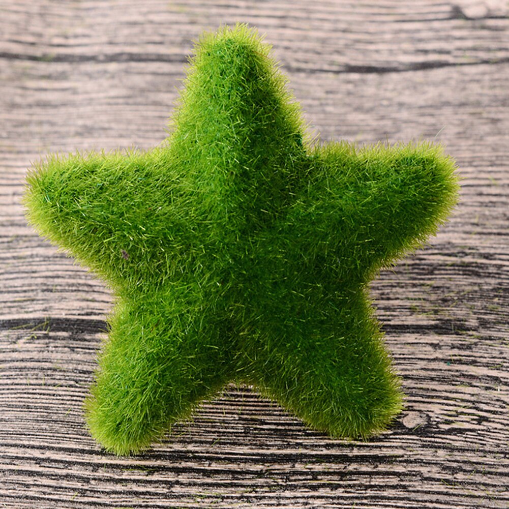 Bolas de musgo Artificial para decoración de jardín, plantas verdes, en casa, decoración de boda, adornos de musgo, accesorios de fotografía, 1 ud.: 3