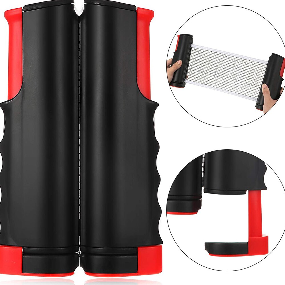 1 Set Tragbare Tischtennis Trainning Ausrüstung Ping Pong Net Schläger Versenkbare Netto Rack Verstellbare Jedem Tisch Sport Ausrüstung