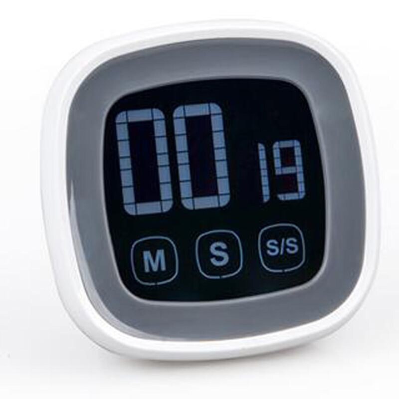 Large Touch Screen Digital Kitchen Timer Countdown Loud Stopwatch Alarm Interval N7MD