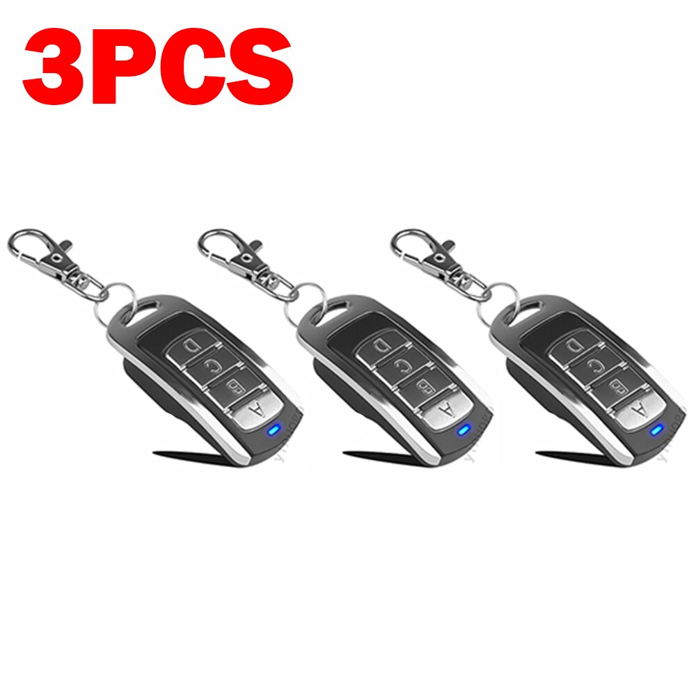 mando garaje universal Control remoto de puerta de garaje 287MHz a 868MHz Comando de abridor de puerta de garaje 433.92MHz Abridor de puerta Control remoto de 433MHz para puerta: 3PCS YNG100