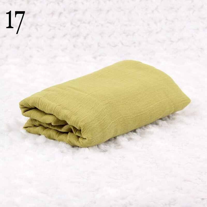 Newborn Photography Props Blanket Baby Photo Wrap Swaddling Cotton Linen Stretchable Wraps Photo Shoot Backdrop