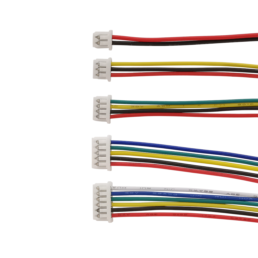 5/10/20 Pcs JST 1.25mm 1.25 Female Plug Wire Cable Connectors Double Head JST Pitch 1.25 2 Pin 3 Pin 4 Pin 5 Pin 6 Pin