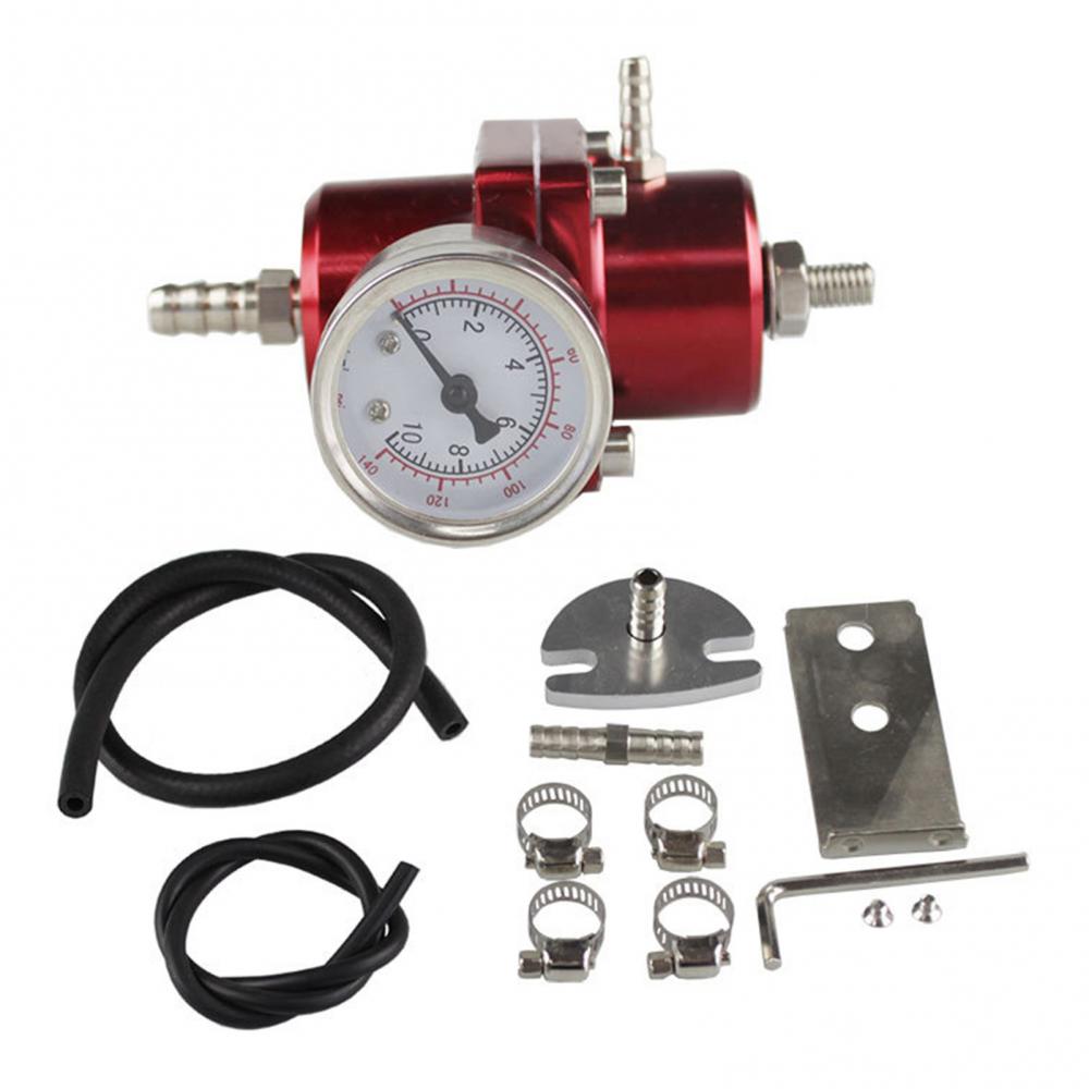 Auto Fuel Pressure Regulator Aluminium Legering Auto Bewerkt Fuel Druk Verbeterde Regelklep Regulator Benzine Booster