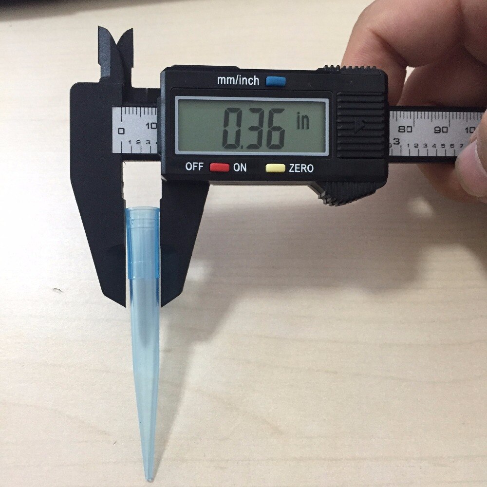 1000 stks/partij Algemene doeleinden blauw 1000ul/1 ml Pipet tips Transferpettor zuigmond Lab Verbruiksartikelen