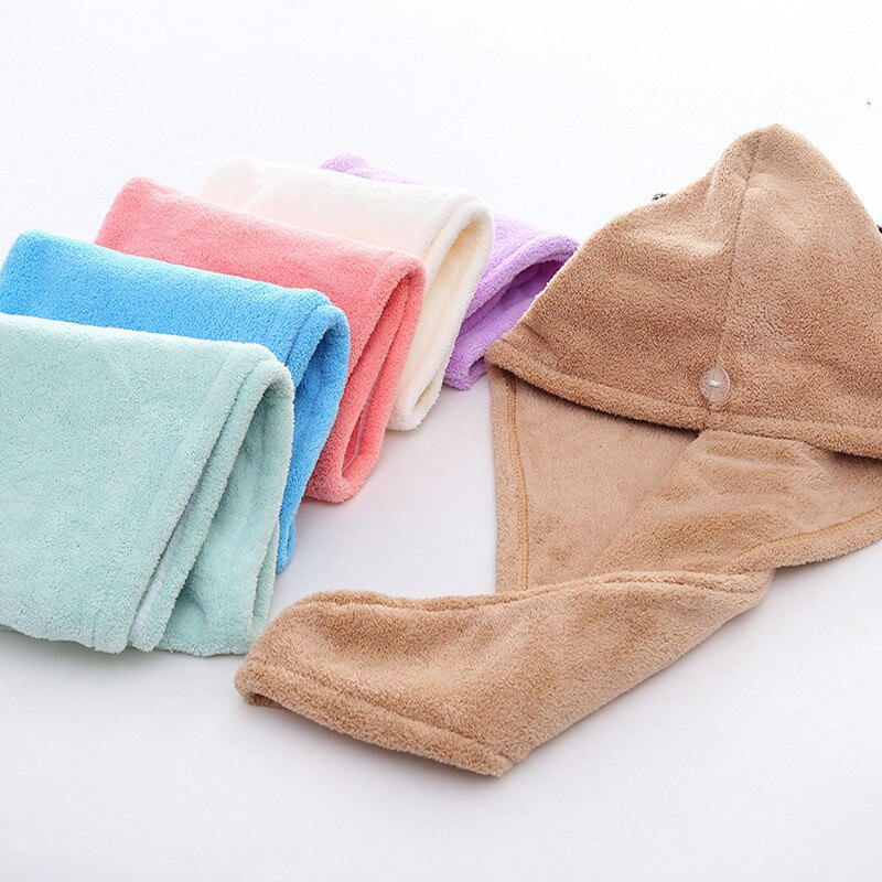 Mikrofaser Schlecht Handtuch Haar Trocken Schnell Trocknend Dame Schlecht handtuch weiche dusche kappe Hütte für Dame mann Turban Kopf wickeln baden Werkzeuge