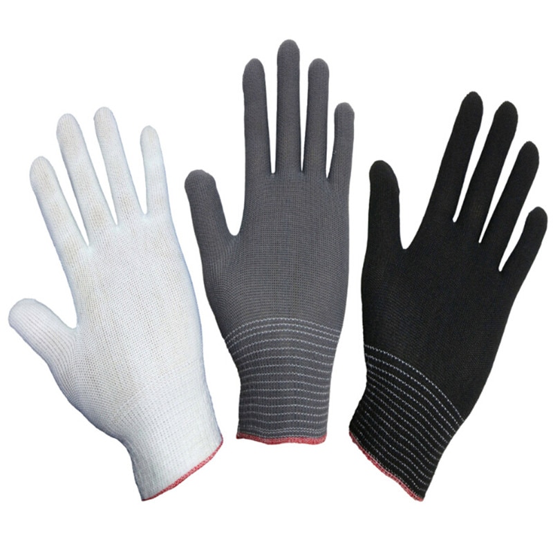 2Stck Heißer Antistatik-handschuhe Anti Statische ESD Elektronische Arbeits Handschuhe Pu Finger Beschichtet Finger PC Gleitschutz für Finger Schutz