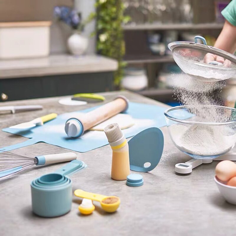 Joseph joseph Food Grade Silicone Kneading Mat Baking Mat With Scale Pizza Pastry Dough Tools Non-stick Rolling MatKitchen Suppl