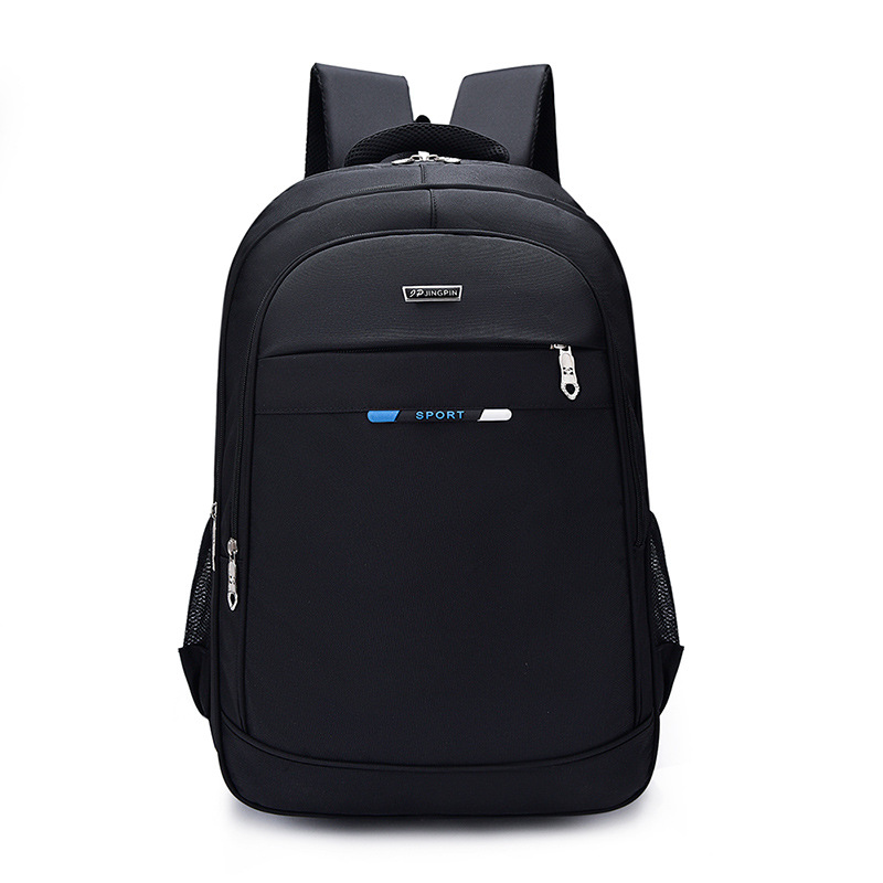 Large Capacity Men Backpack School Bags for Teenage Boys University Student High School Backpack Travel Casual Preppy Style: Blue
