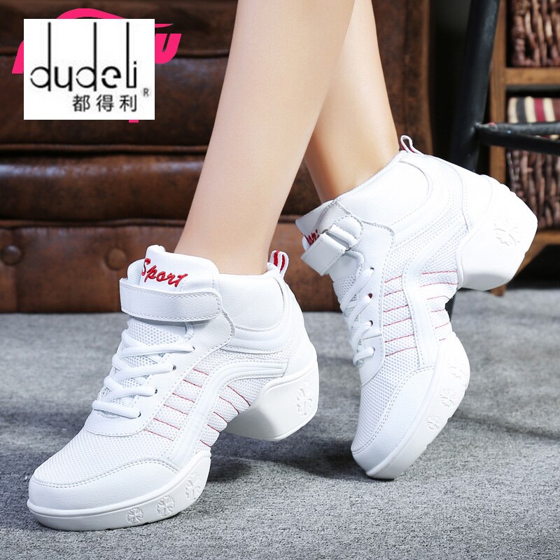 DUDELI-zapatos de baile para mujer, zapatillas deportivas de suela exterior blanda, zapatos de practica moderna, Zapatos de Baile de Jazz