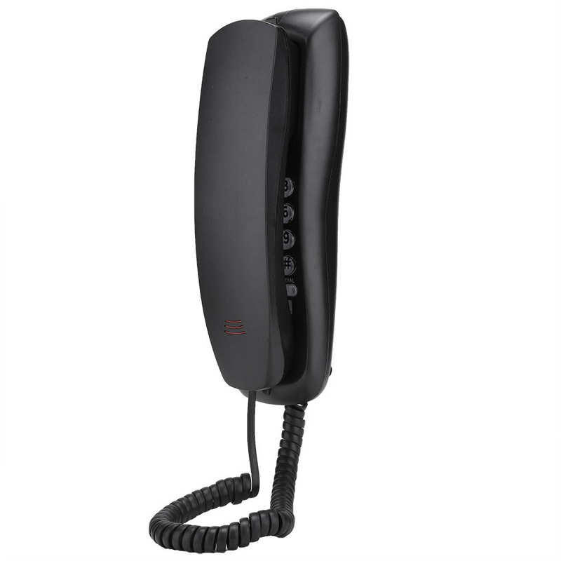 Vaste Telefoon Wandmontage Telefoon Desktop Vaste Bedrade Telefoons Re-Dial Pauze Mute Functie Voor Home Office Hotel Mini telefoon