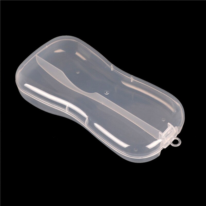 Portable Transparent Plastic Tableware Case Spoon Fork Storage Box Cutlery Organizer Travel