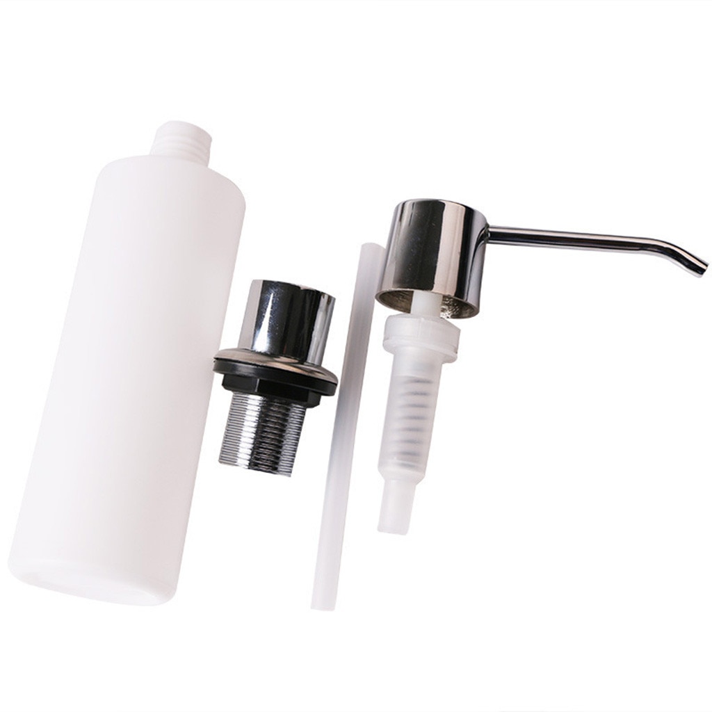 Aanrecht Kranen Aanrecht Push-On Zeepdispenser Aanrecht Mount Gebouwd Zeep Pomp Dispenser Zeepdispenser #25