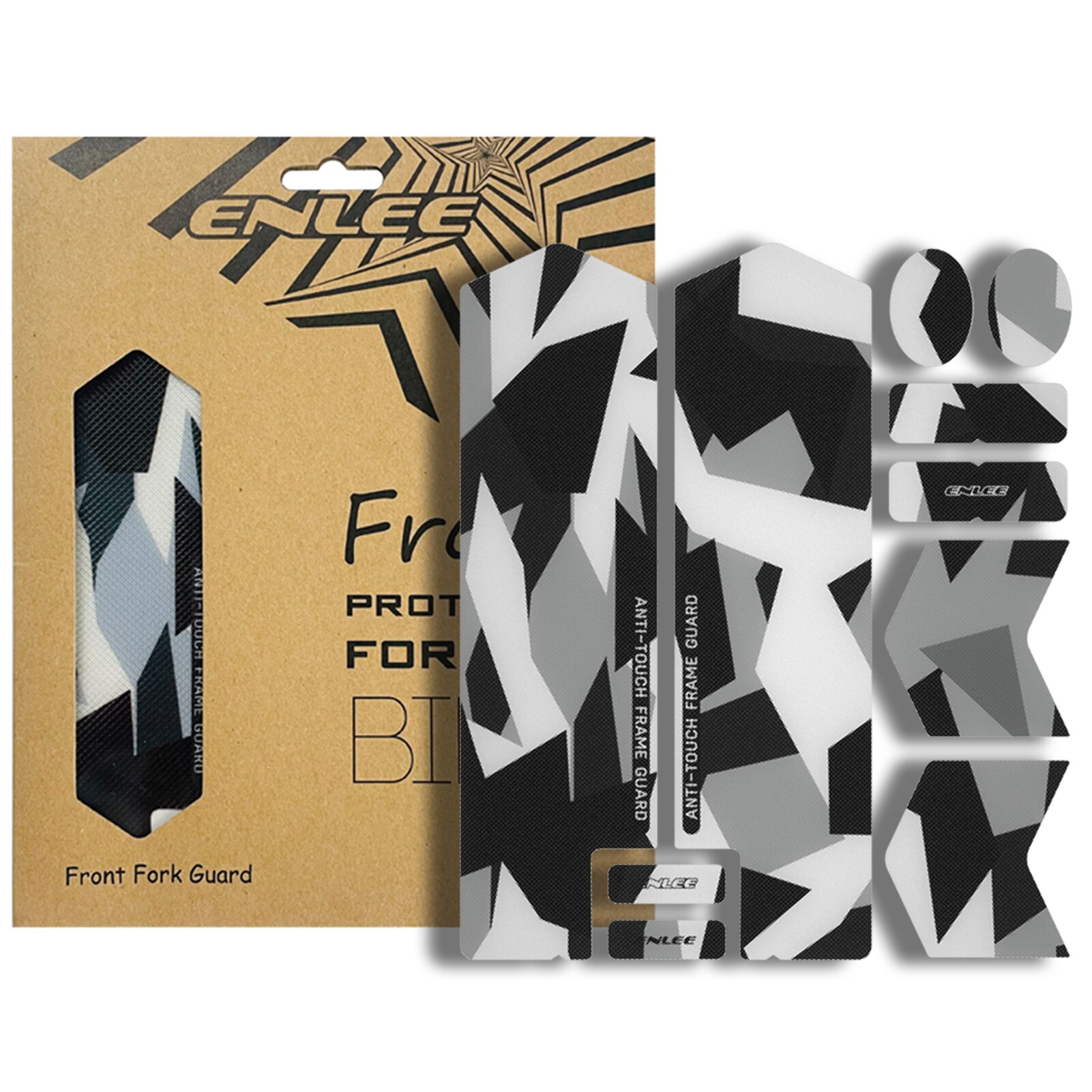 Bike Front Fork Sticker Removable Sticker Front Fork Adhesive Guard Cover Mountain Bike Scratch Resistant Front Fork Protector: Yellow