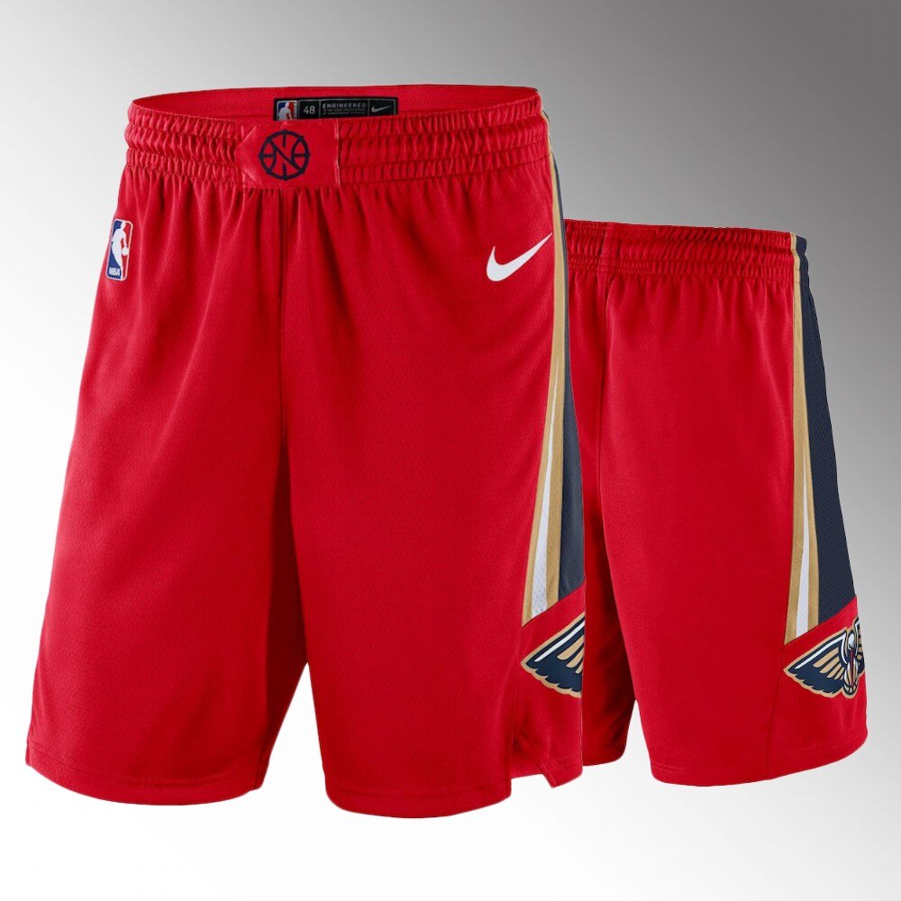 Nike nouvelle hoolicans homme rouge marine NBA swingman short de basket