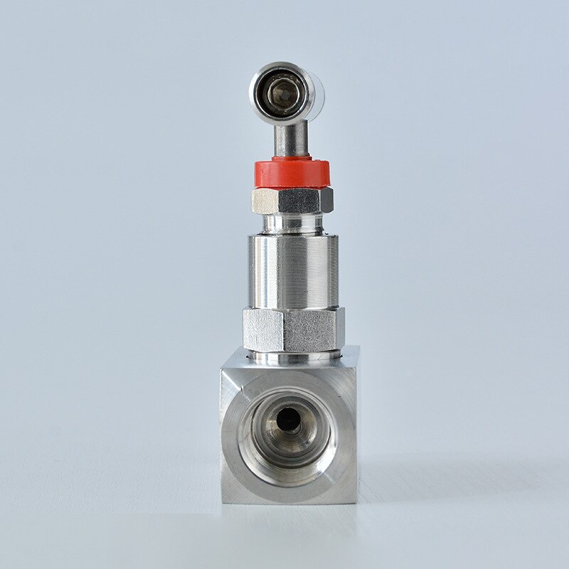 Válvula de globo de aguja de acero inoxidable de alta presión, 1/4 &quot;, 3/8&quot;, 1/2 &quot;, BSP NPT, femenina, 304, J13-320P, Control de flujo de grúa