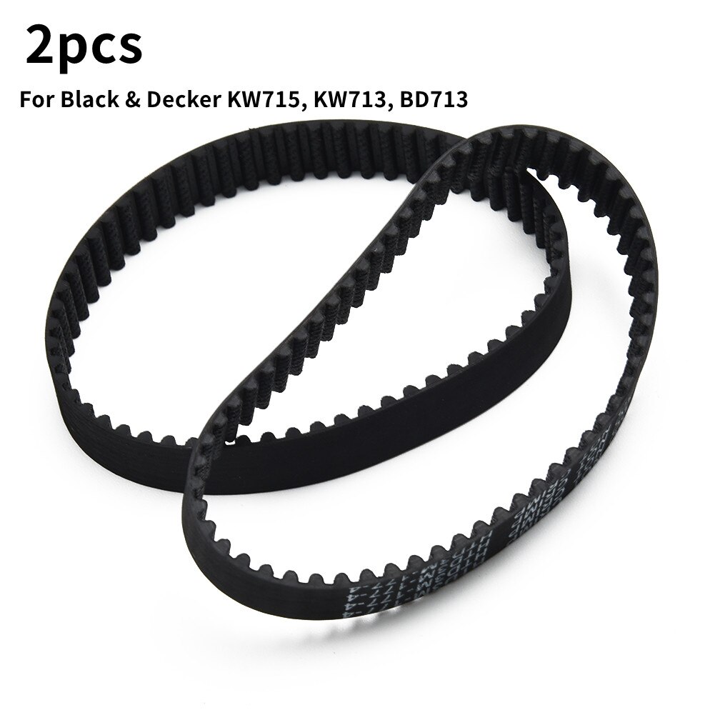 3pcs Toothed High Torque Drive Planer Belt Replacement For Black & Decker KW715 KW713 BD713 Part No.324830-02: 2pcs
