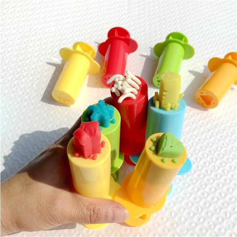 Color Play Dough Model Tool Toys 3D Plasticine Tools Clay Moulds Set Many Style Learning Education Play dough Set Toys