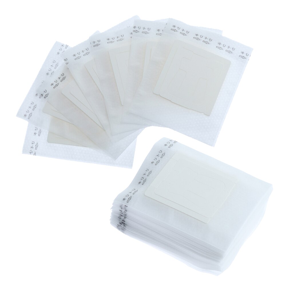 50 Set Hanging Ear Drip Coffee Filter Paper Bag Single Serve Eco-friendly