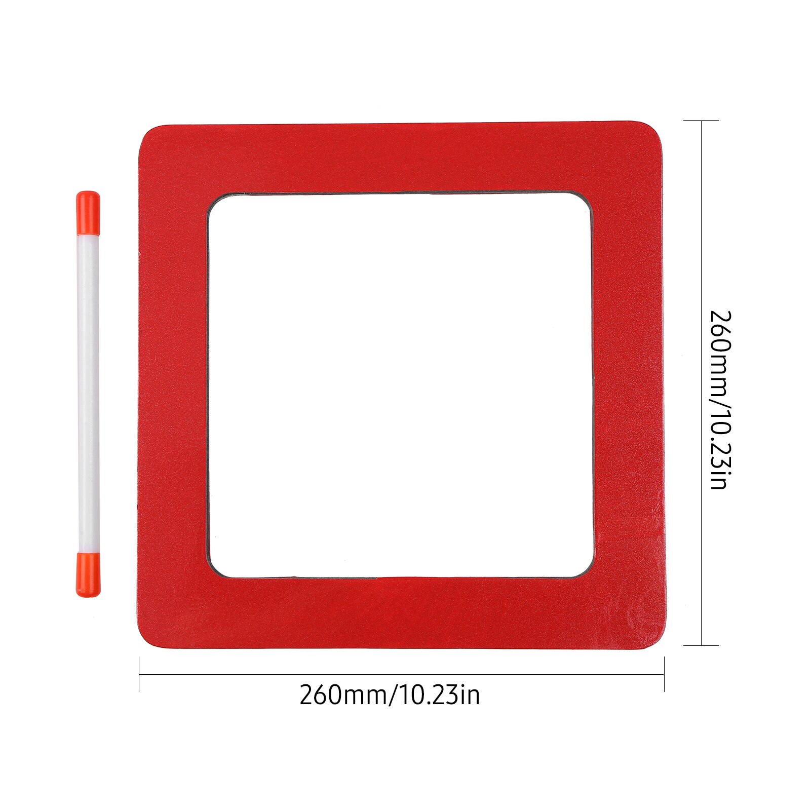 Rectangle Percussion Drum Frame Drum Hand Drum for Multi-Shaped Frame Drums with Stick Drum Accessories Parts: Silver