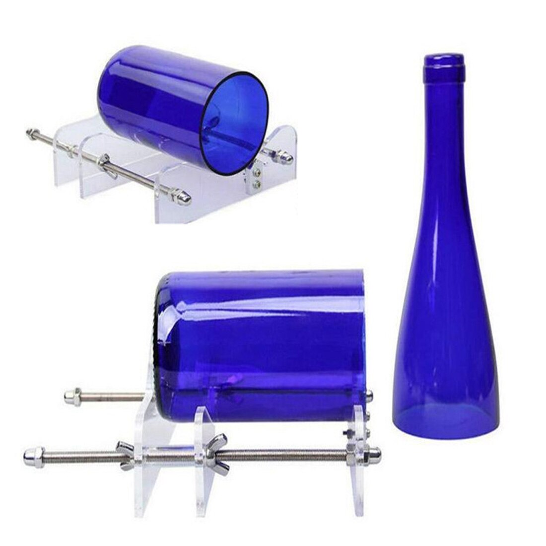 Professionele Glazen Fles Cutter Diy Eco-vriendelijke Plastic En Metalen Snijgereedschap Veiligheid Machine Kits