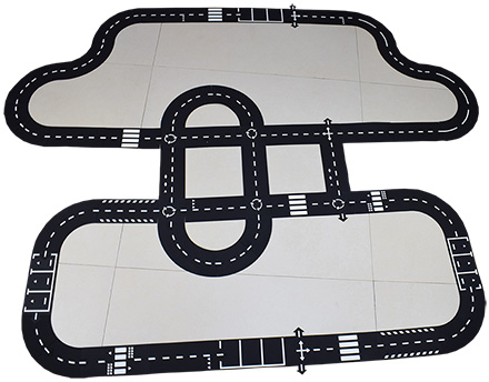 Kinderen Road Building Snelweg Speelgoed Auto Verkeer Rijbaan Flexibele Pvc Puzzels Track Play Set Diy Universele Accessoires Spel Scene