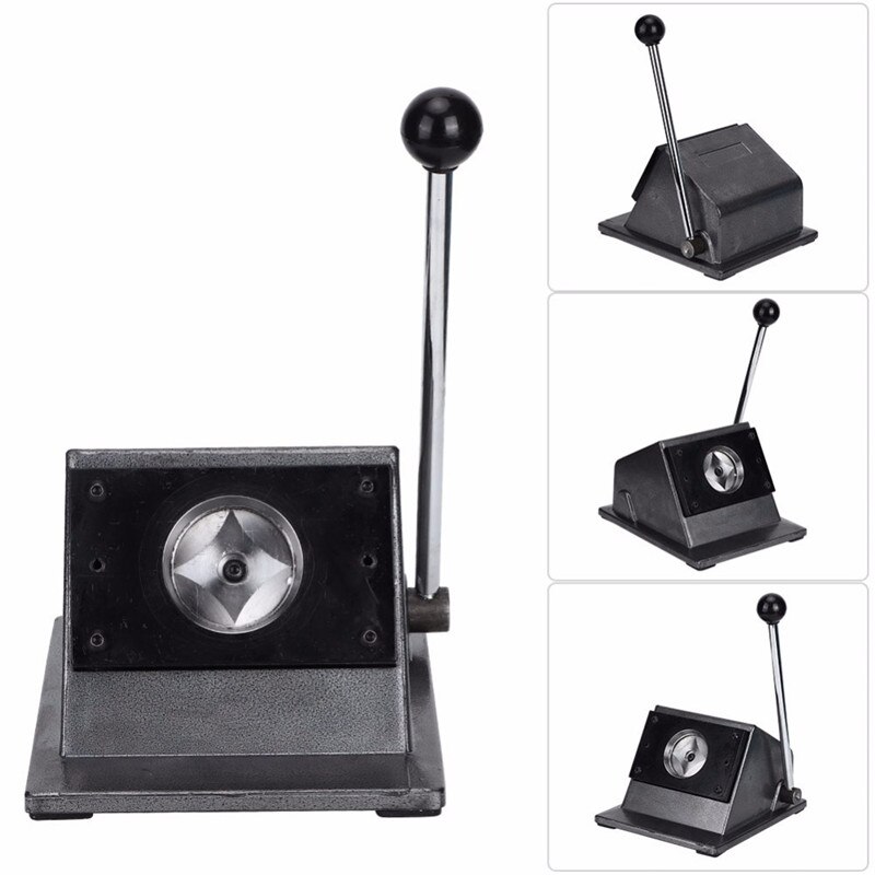 Manual Desktop Circular Cutting Machine 25/32/37/44mm Tinplate Badge Dedicated Circular Cutter Paper Card