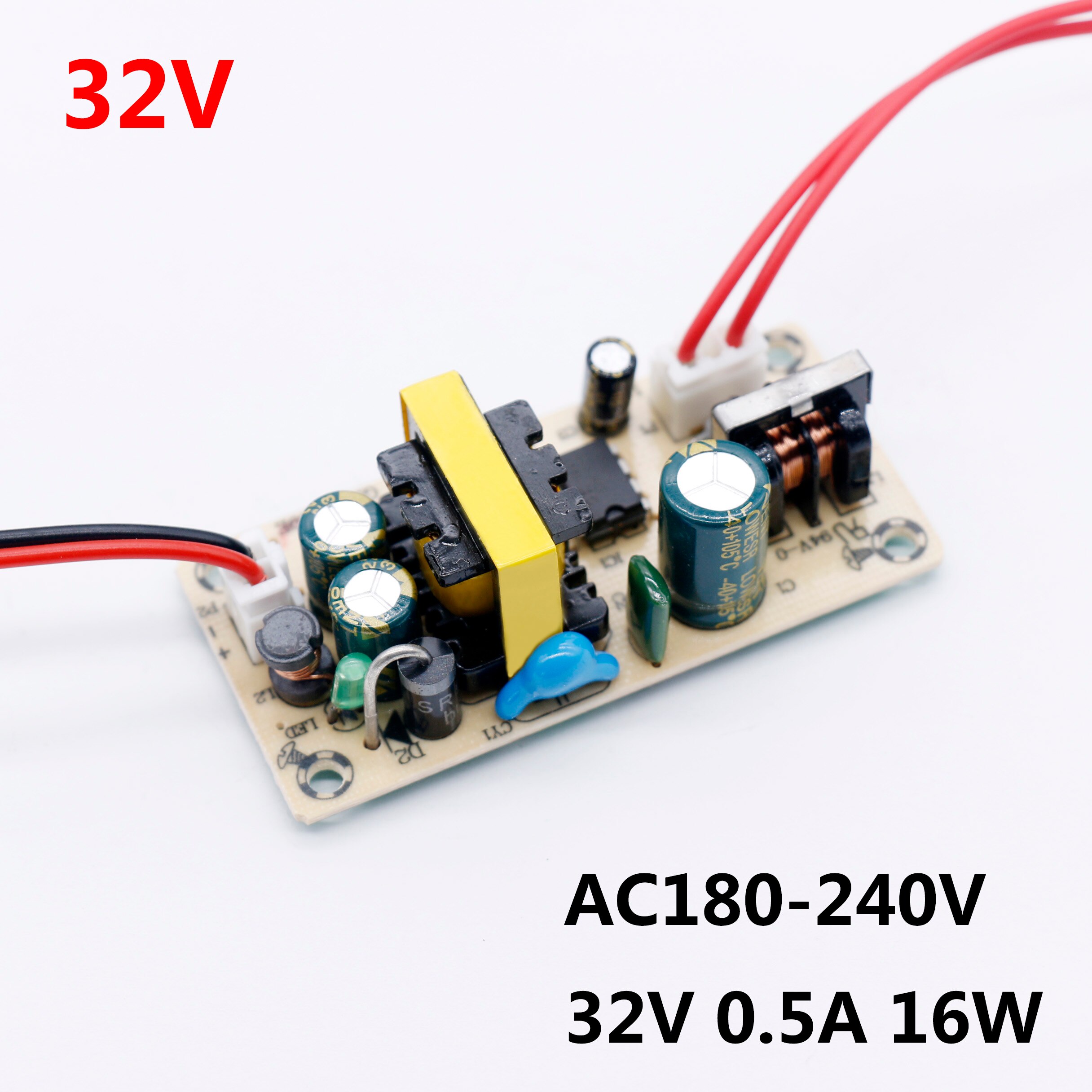 Led Driver 220 12V 1A 2A 3A 5V 2A 24V 12V 32V Led Power supply Geen Flikkering 12W 24W 36W Licht Transformers Voor Fan Led Verlichting