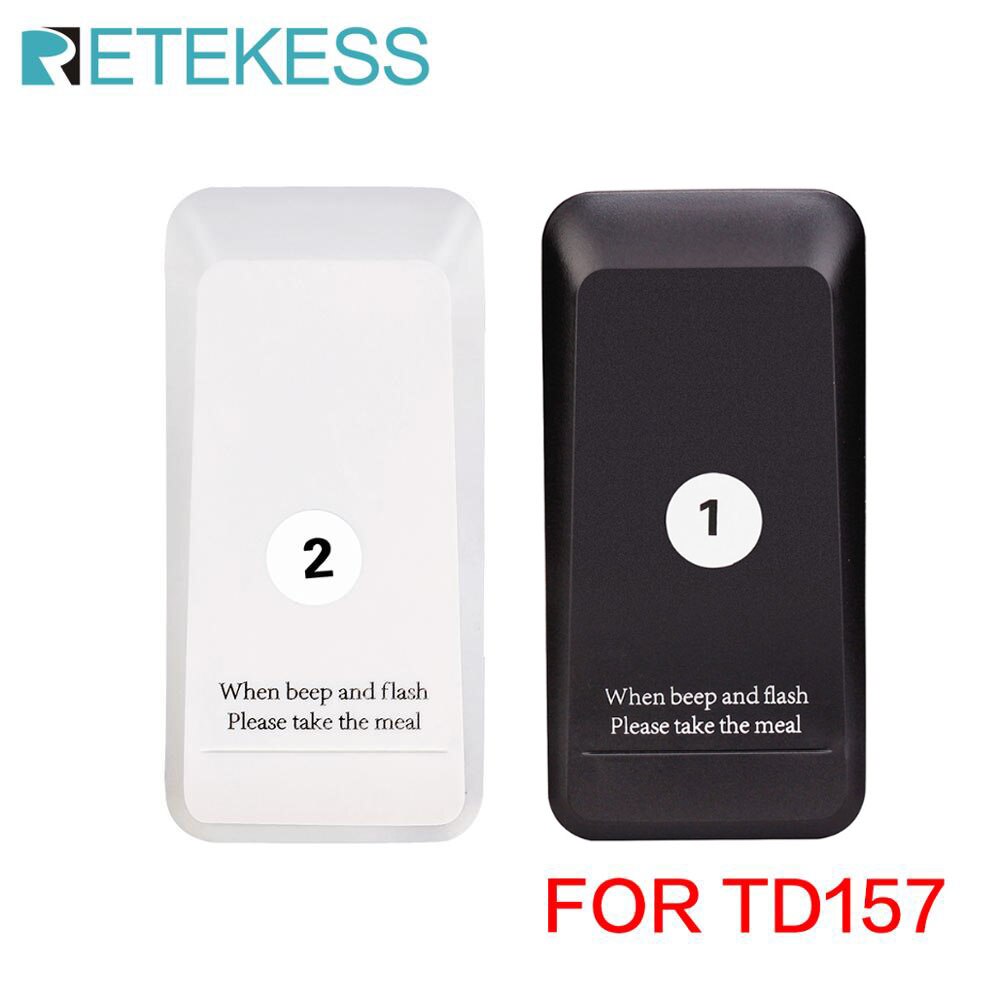 Tetekess-receptor de pager sem fio para restaurantes., sistema de chamada sem fio para restaurantes, bares e igrejas. 1 peça.