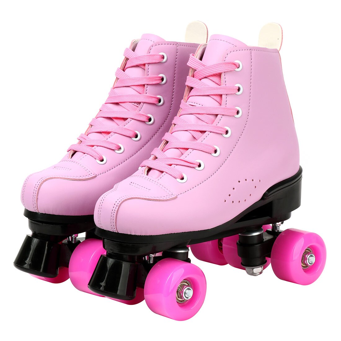 YYW rose bleu patins à roulettes Double ligne patins femmes hommes adultes patins à roulettes deux lignes Patin chaussures Patines avec Pu 4 roues Patin