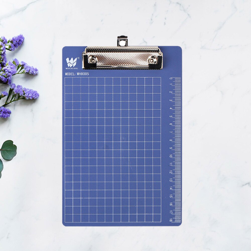 3pcs Writing Clip Board Hanging Menu Order Writing Board Holder for Writing Use A4 (Blue): As Shown 1