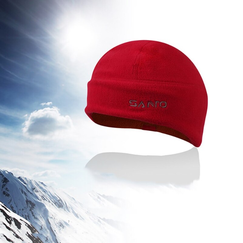 Unisex vinter blød varm beanie polar fleece urhætte vindtæt fortykket beanie hat til oudoor ski klatring camping