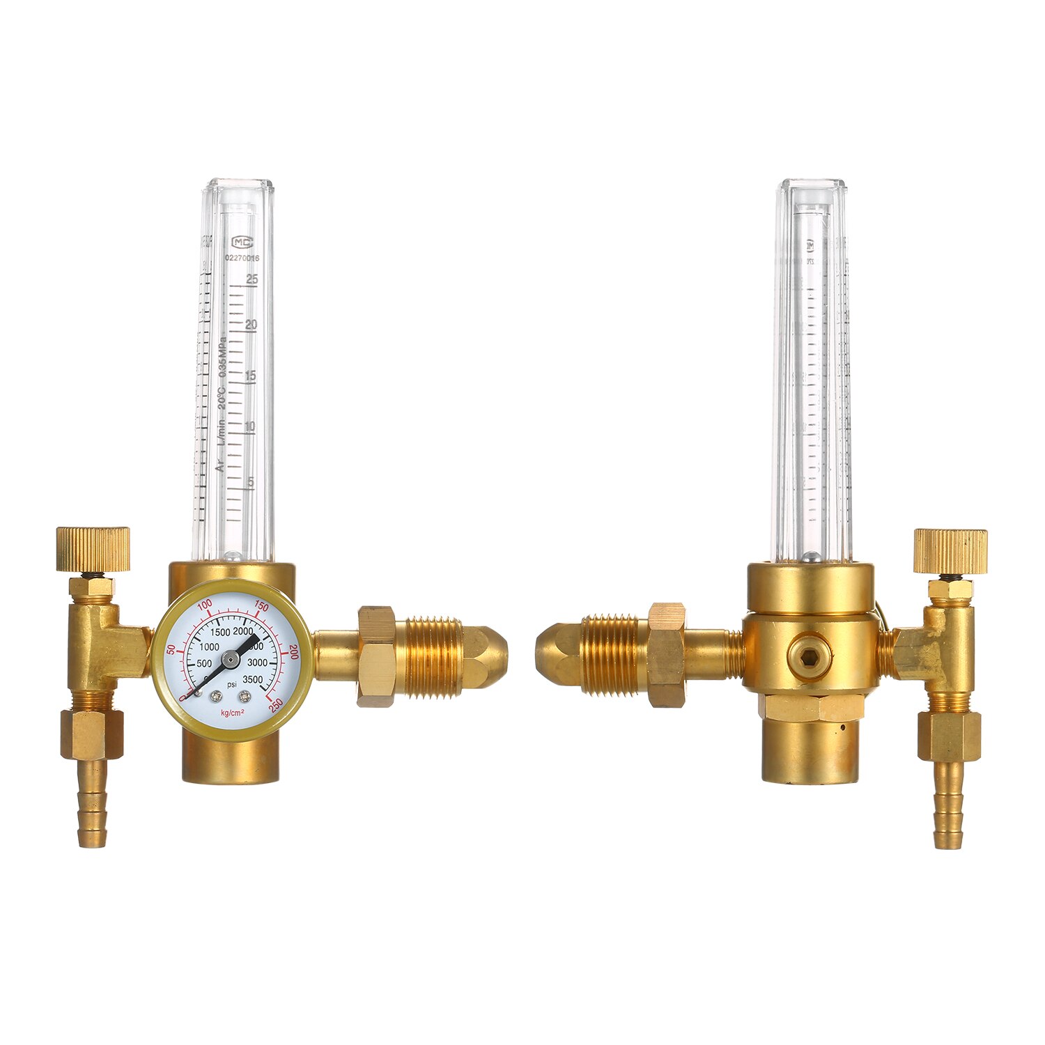 Flödesmätare argon koldioxid co₂ mig tig flödesmätare reglerventil gasregulator tryckreducerare flödesmätare svetstillbehör