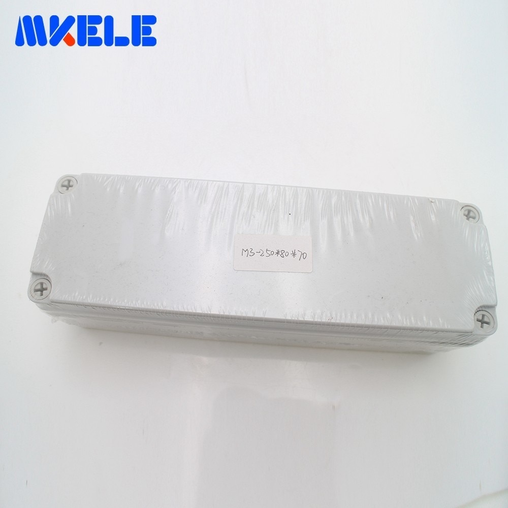 Electronic Plastic Boxes Waterproof DIY Box Contentors Per Elettronica ABS Outdoor Electrical Box Cover Junction Box