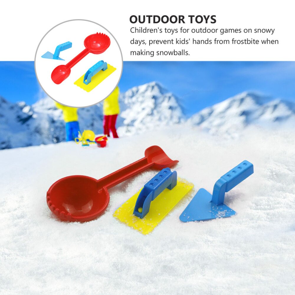 1 Set Sneeuwbal Maker Lichtgewicht Praktische Duurzaam Kinderen Sneeuwballengevecht Winter Outdoor Voor Kids