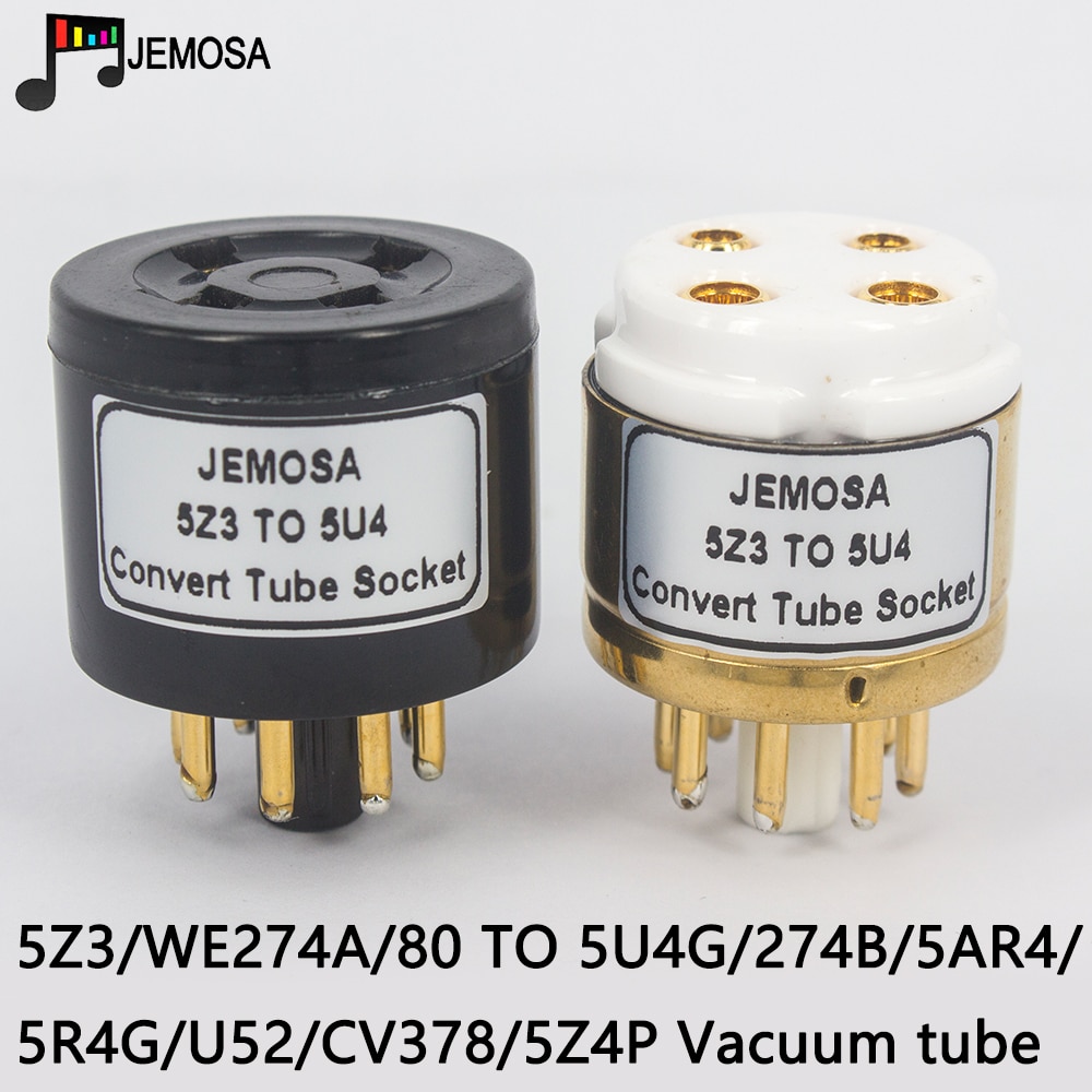 1PC WE274A 80 5Z3 Tube (in alto) a 5U4G 274B 5AR4 5R4G 5Z4P Tube (in basso) amplificatore per tubo per vuoto Audio fai-da-te converti adattatore per presa