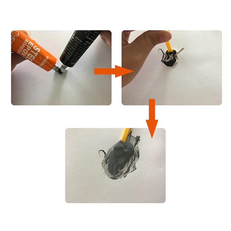 2 oz starka metallreparationslim höghållfast stål epoxilim svetslim gjutlim värmebeständigt ab lim tätningsmedel