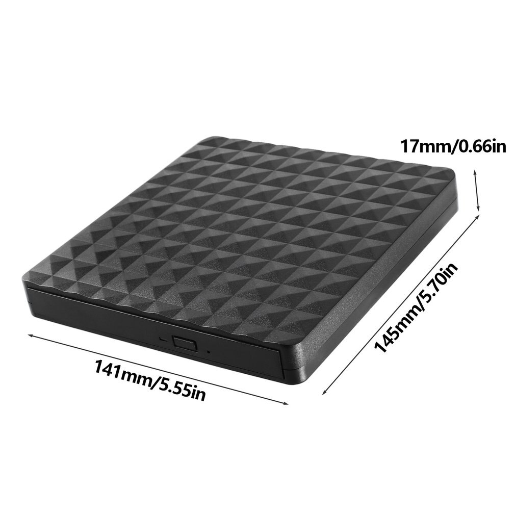 USB 3.0 DVD Recorder External Optical Drive DVD Burner Slim Ultra DVD-ROM Player Portable Sucker Driver for Notebook Laptop