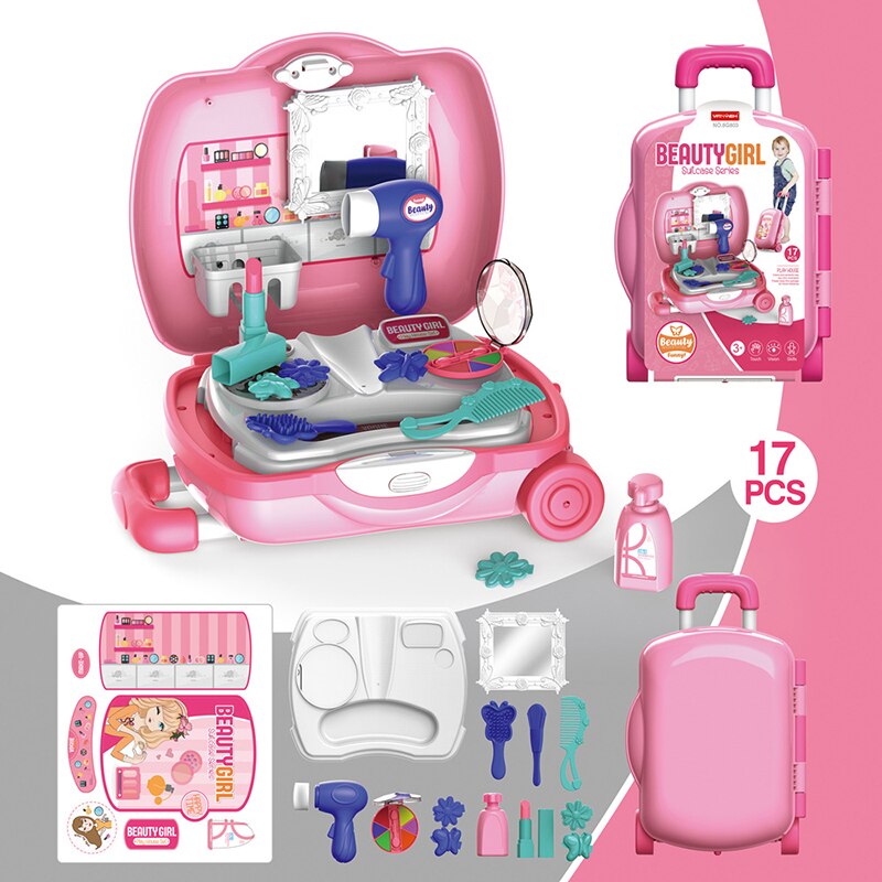 Casa di gioco Giocattoli di Simulazione Set Cucina Ice Cream Casa Kit di Strumenti di Riparazione Trolley Per Bambini Divertimento Trolley Giocattoli scherza il Regalo: 8G803