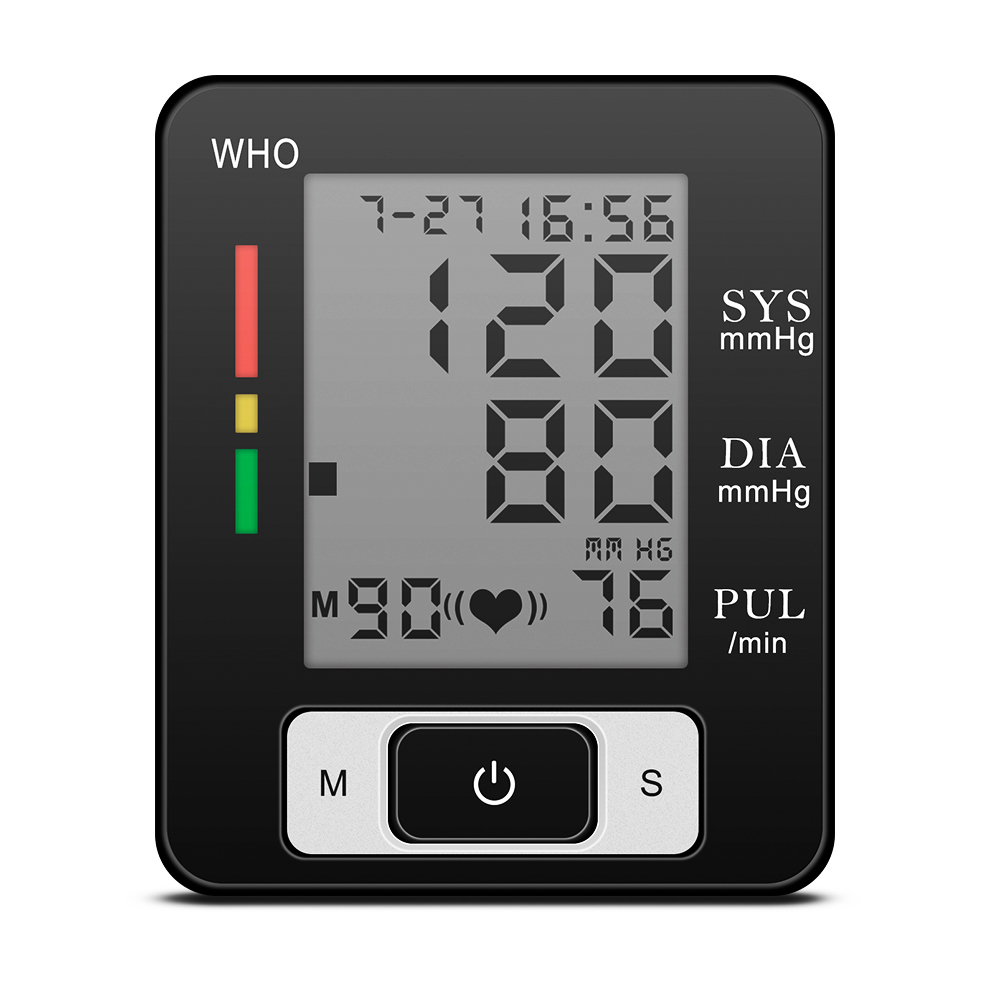 Onometro de en la muñeca Monitor Digital de presión arterial para medir la presión arterial monitores de salud domésticos RuiTong