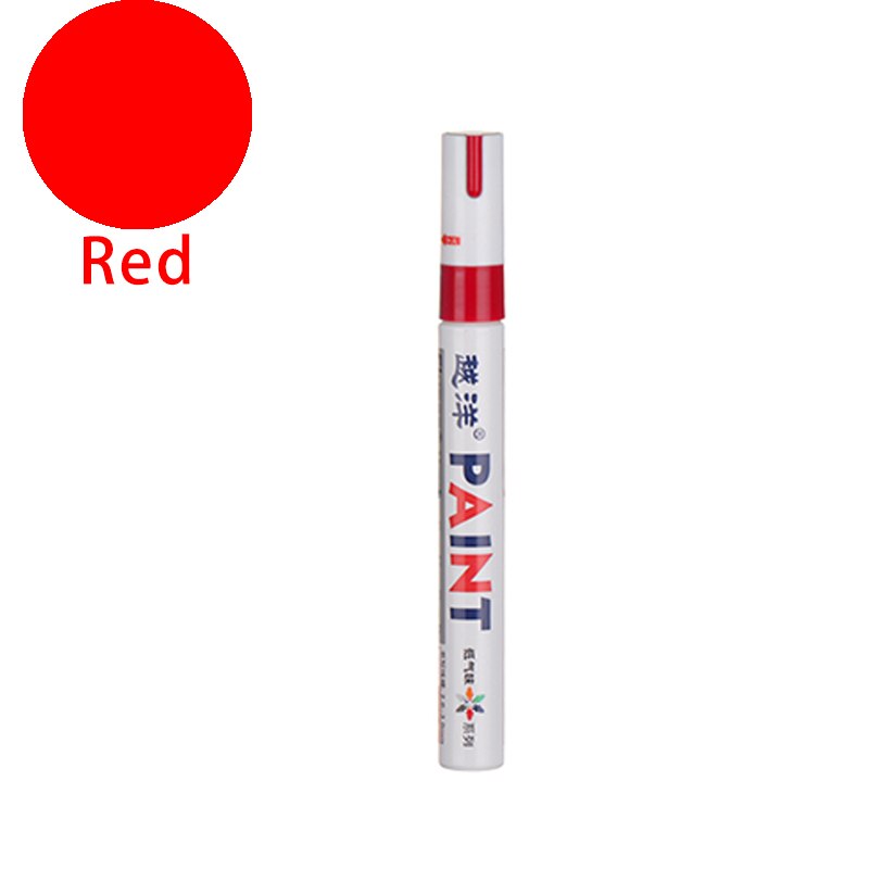 12 farben Autolack Kratzer Reparatur Stift Wasserdichte Farbe Stift Marker Stift Pinsel farbe Auto Reifen Lauffläche Pflege Permanent Farbe marker: Licht Grau