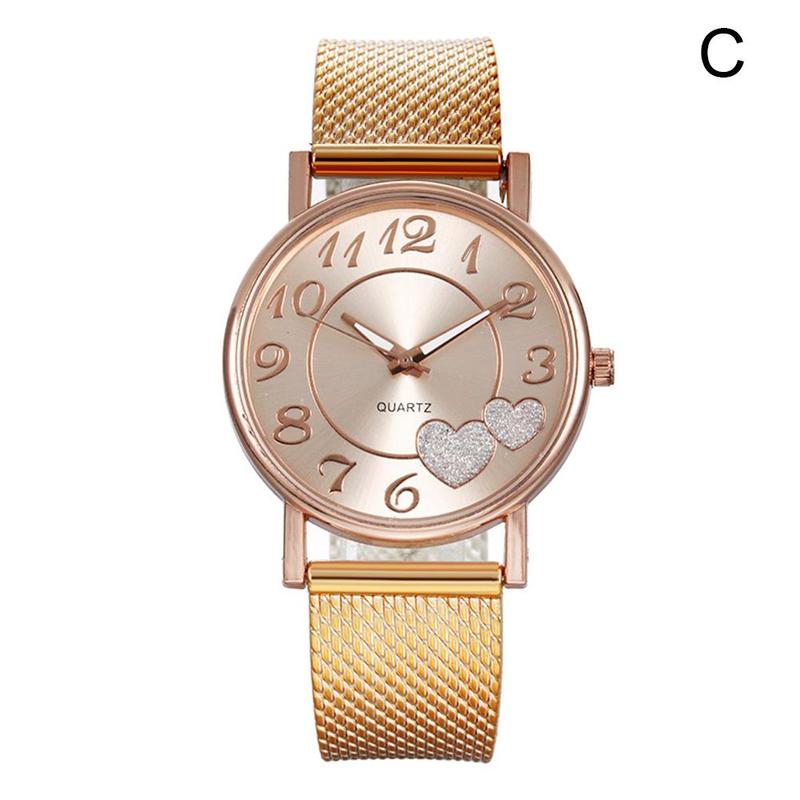 Quartz herenhorloges met mesh band voor liefhebbers van zakelijke klokken herdenkingsdag nieuwste  a3 t 7: C