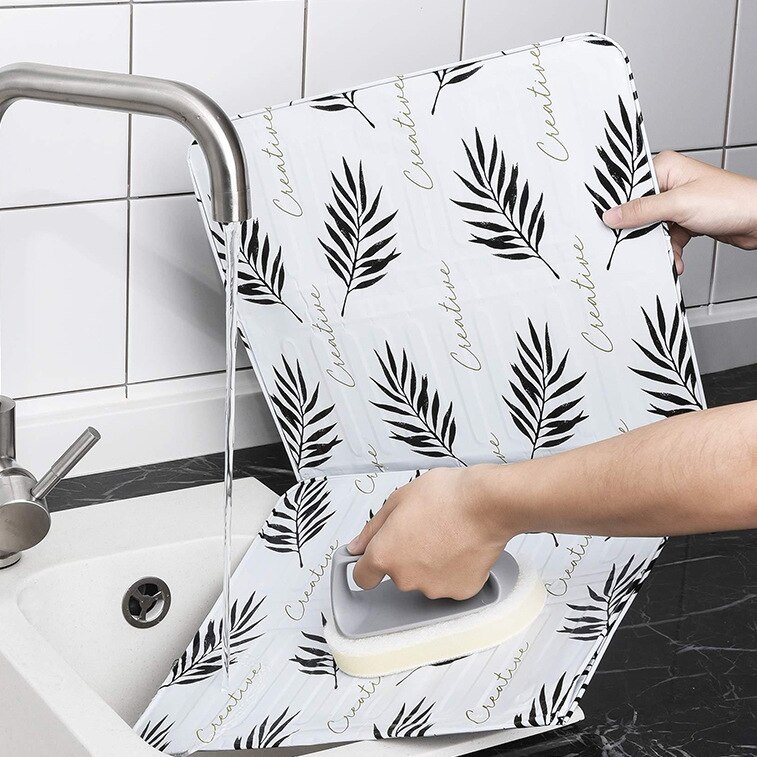 Składana folia aluminiowa żaroodporna kuchnia kuchenka gazowa przegroda płyta kuchnia patelnia olej pluśnięcie Kichen akcesoria robić gotowania