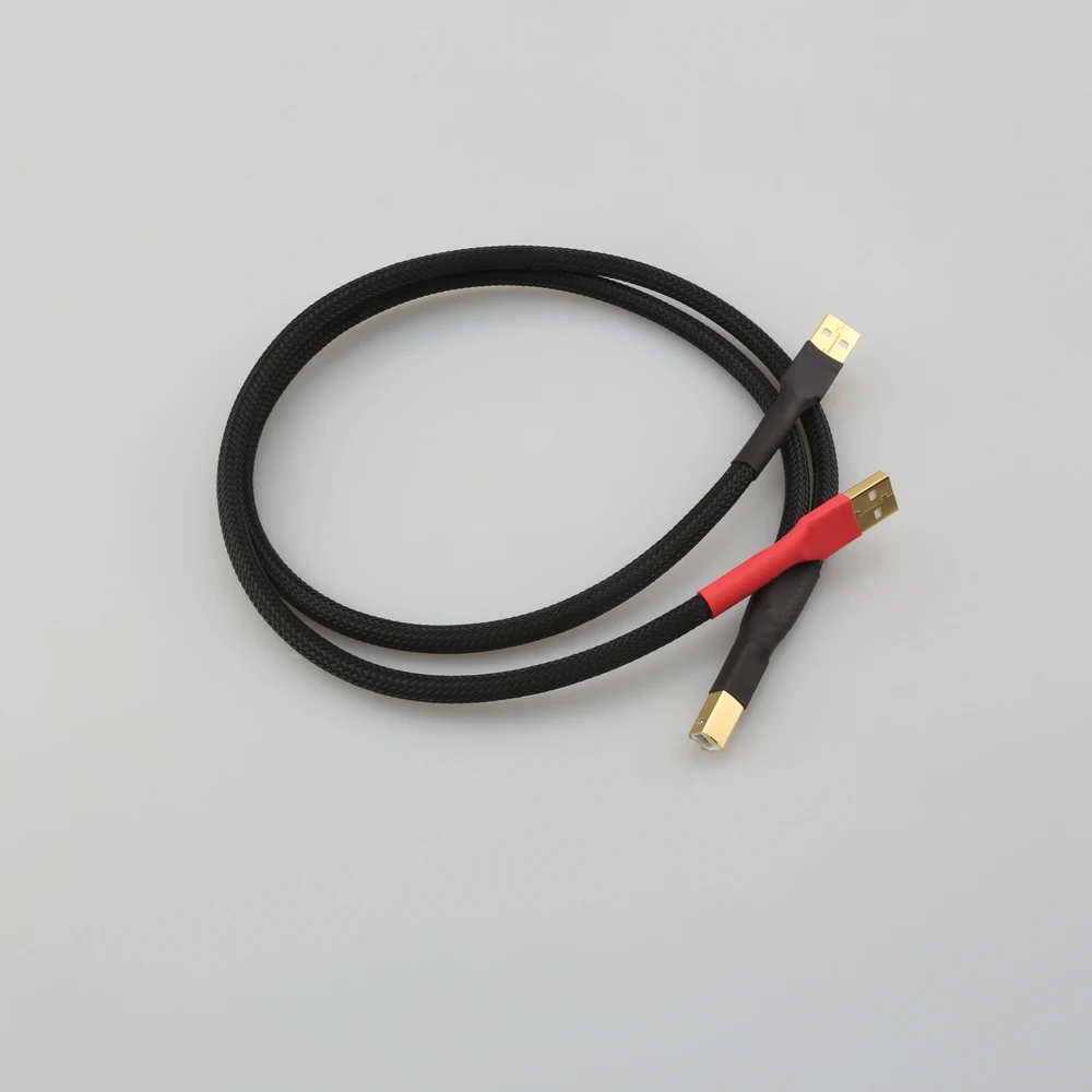 High-End Power Supply Signal Separate USB Cable USB A To B Audio DAC Amplifiers Independent Power PSU Wires