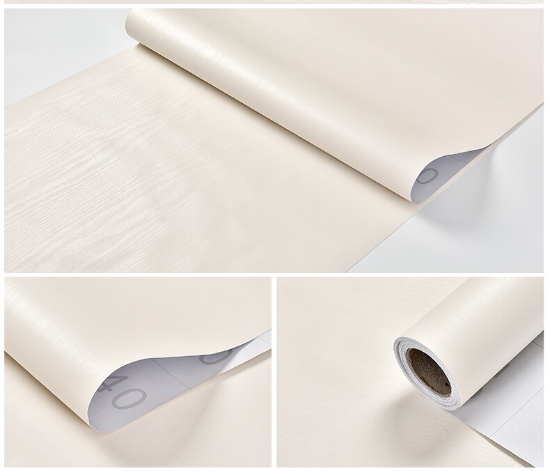 Rollo de papel tapiz autoadhesivo para muebles y armarios, película decorativa de vinilo, impermeable, PVC, pegatinas de grano de madera para decoración del hogar, bricolaje: B01 / 5mx60cm