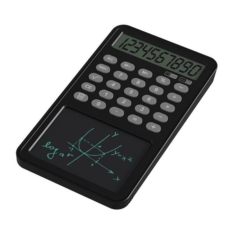 12 Digit LCD Display Desk Calculator,Mute Portable Desktop Calculator,Basic Calculator for Office Business and Home