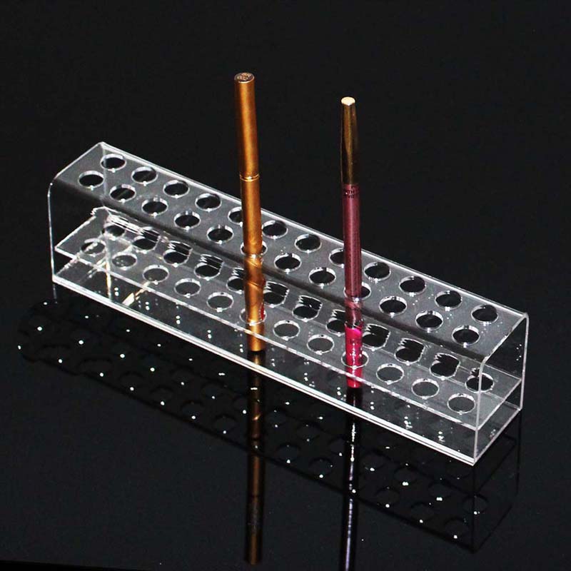 Acryl Pen Potlood Stand Houder Make Cosmetische Borstel Organizer Rack Wenkbrauwpotlood Sieraden Display Plank: Default Title