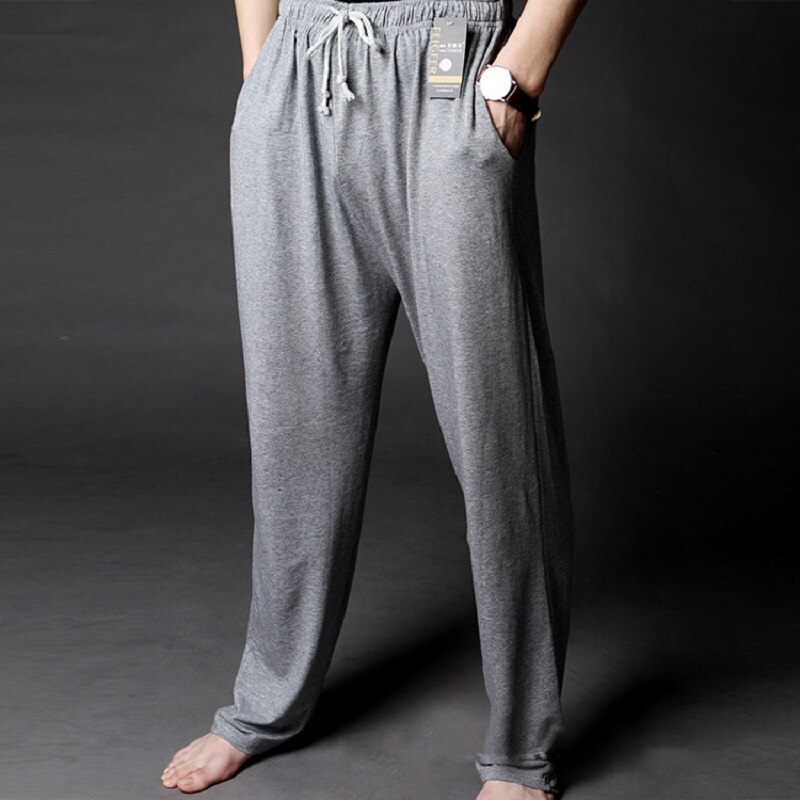 Pajama Pants Lounge Pants Home Trousers Summer Cotton Modal Long Sleep Pants Side Pockets Sleepwear Men Pyjamas Pajamas